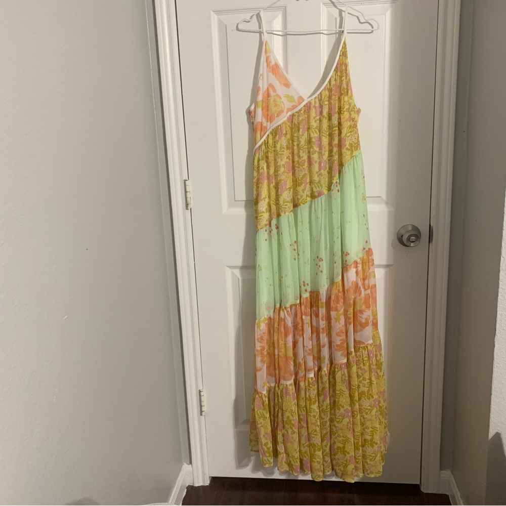 NWT Free People Luna Grace Tiered Maxi Dress - Picture 14 of 16